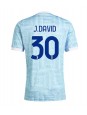 Juventus Jonathan David #30 Replika Borta Kläder 2025-26 Kortärmad Juventus Jonathan David #30 Replika Borta Kläder 2025-26 Kortärmad